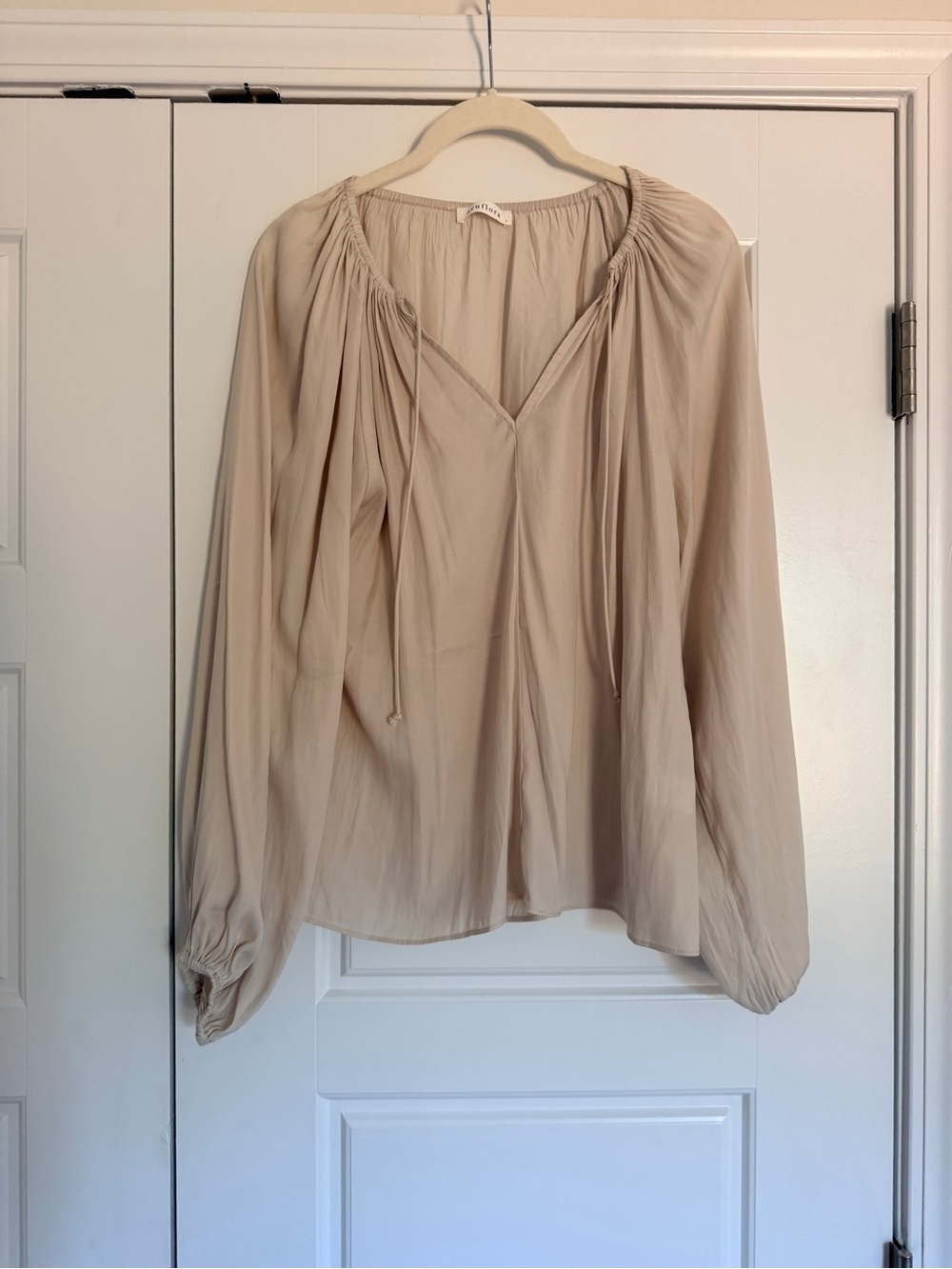 Neuflora Merryville Long-Sleeve Blouse - Cream